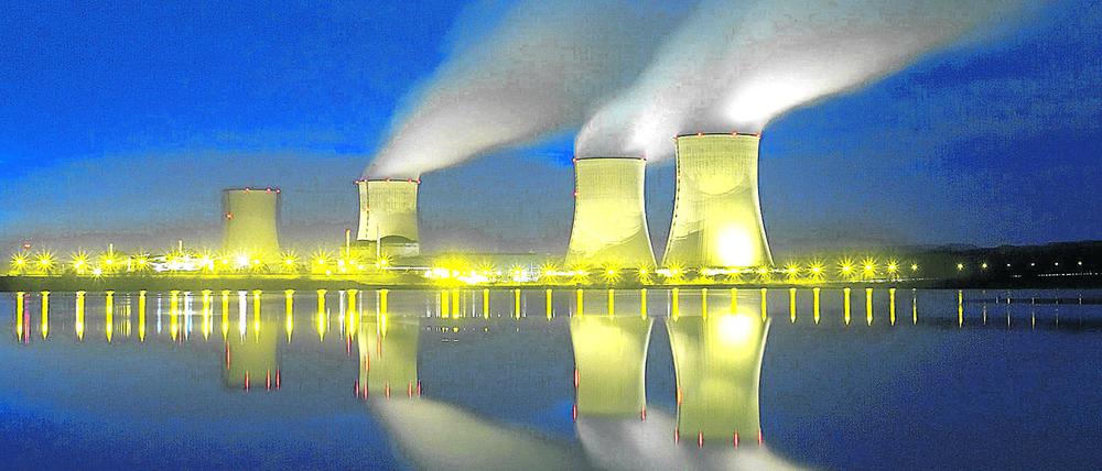 Das französischen Atomkraftwerk Cattenom nahe der deutschen Grenze (Archivbild)