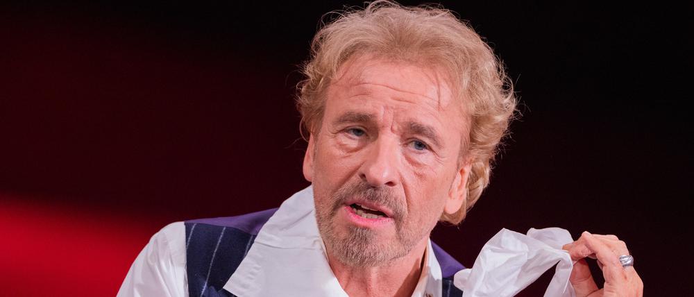 Thomas Gottschalk vor Beginn des RTL-Jahresrückblicks „Menschen, Bilder, Emotionen 2022“