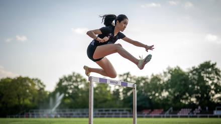 Auch jenseits der Eliteschulen gibt es viele erfolgreiche Berliner Sportlerinnen wie hier Anouk Krause-Jentsch von den Neuköllner Sportsfreunden.