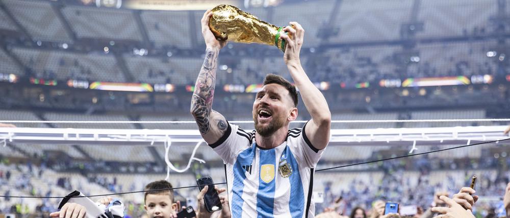 Argentiniens Superstar Lionel Messi nach dem WM-Finale