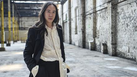 Fan nach der Show seiner neuen Kollektion in den Wilhelm Hallen (2021) .