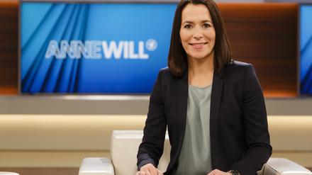 Moderatorin Anne Will führt durch die Talkshow „Anne Will“ im Ersten.