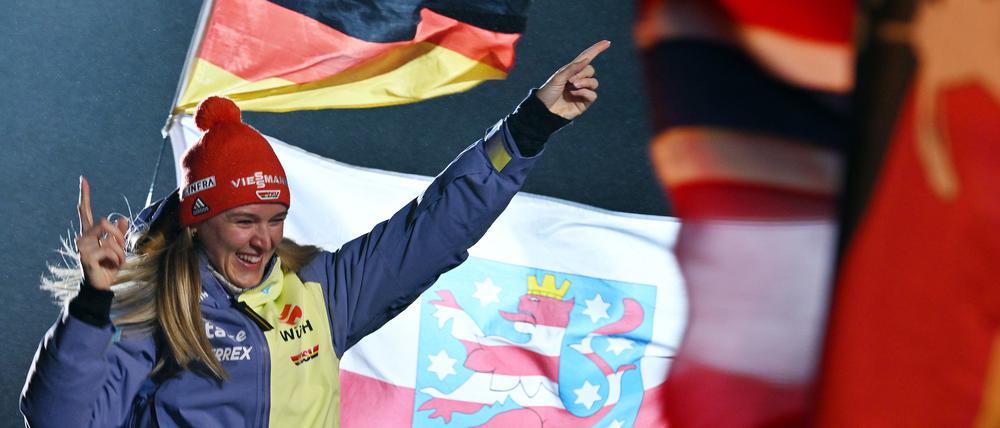 Denise Herrmann-Wick gewann bei der WM in Oberhof bereits zwei Medaillen.