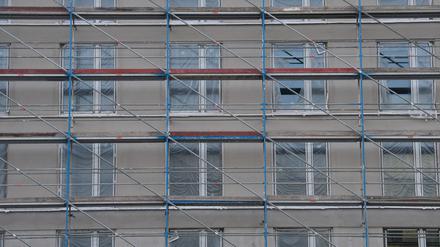 Neubauten stehen im Mainzer Zollhafen.