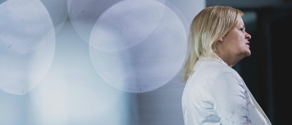 Innenministerin Nancy Faeser (SPD) will mögliche Abschiebungen von Clan-Mitgliedern erleichtern.