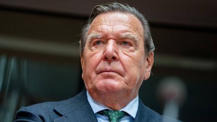 Der ehemalige Bundeskanzler: Gerhard Schröder (SPD).