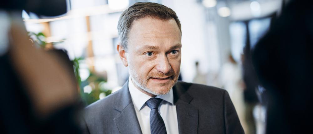 Christian Lindner (FDP), Bundesminister der Finanzen. 