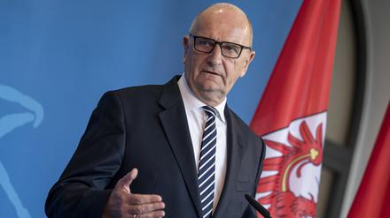Ministerpräsident Dietmar Woidke (SPD) will bei der Landtagswahl 2024 wieder antreten. 