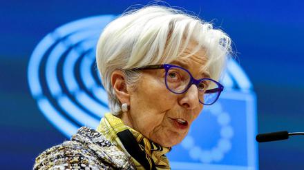 EZB-Chefin Christine Lagarde diskutiert am Donnerstag erneut über die Zinspolitik der Notenbank. 