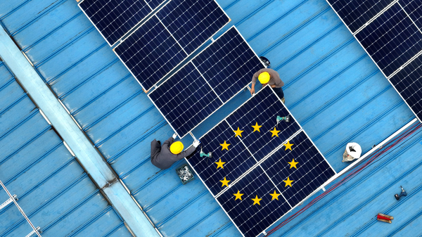 Die meisten Solarmodule werden schon lange in China produziert. Dennoch hat die EU insgesamt China beim BIP inzwischen überholt. 
