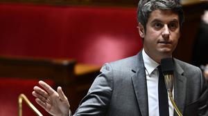 Gabriel Attal am 5. Juni 2024 im französischen Parlament.
