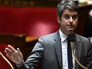 Gabriel Attal am 5. Juni 2024 im französischen Parlament.