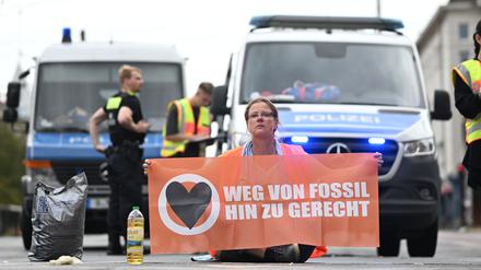Klimaaktivisten in Berlin.