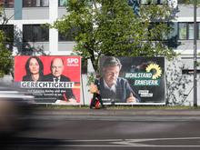 „Irreführung der Wähler“: Grüne werben bei Europawahl mit Habeck und Baerbock
