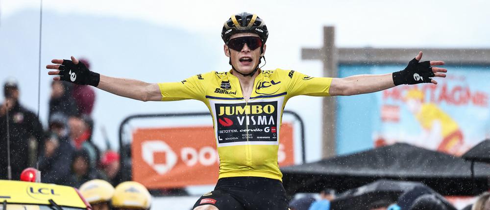 Jonas Vingegaard, Gewinner der Tour de France 2022, fährt für das Team Jumbo-Visma.