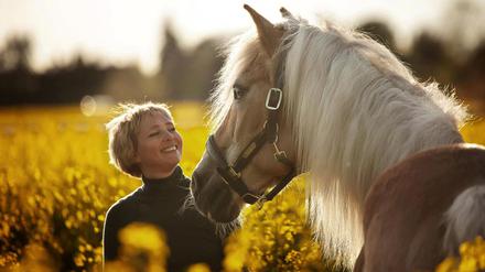 Einer ihrer letzten Ausflüge führte Karoline Nuckel zu ihrem Pferd Aneto.