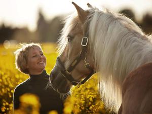 Einer ihrer letzten Ausflüge führte Karoline Nuckel zu ihrem Pferd Aneto.