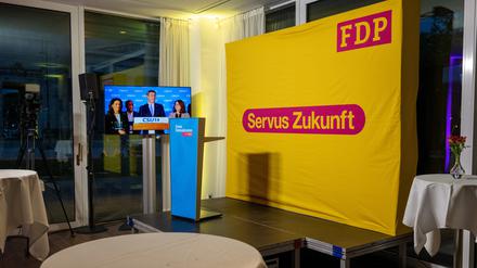 „Wahlparty“ der FDP im Restaurant Ella in München. 