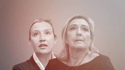 Alice Weidel und Marine Le Pen, Fraktionschefin der französischen Rechtspartei Rassemblement National.