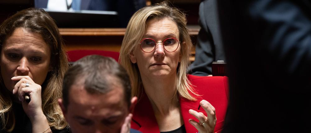 Ministerin Agnès Pannier-Runacher während der Fragestunde diese Woche im französischen Senat