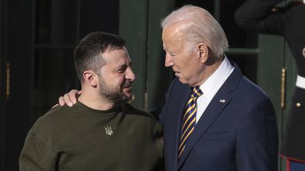 Nicht immer einer Meinung: US-Präsident Joe Biden und sein ukrainischer Kollege Wolodymyr Selenskyj. 