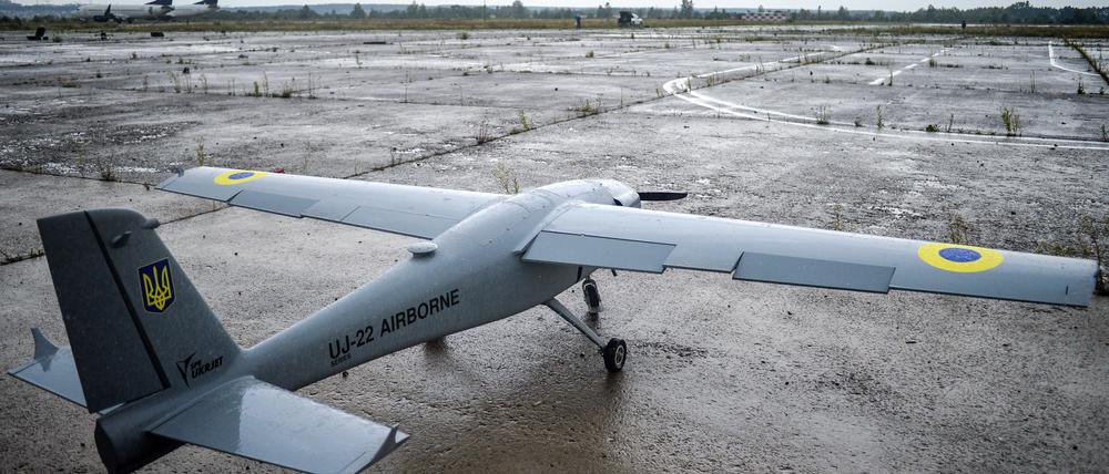 Eine ukrainische Drohne. (Symbolfoto)