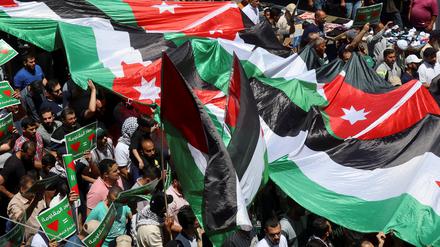 Die Mehrheit der Jordanier steht aufseiten der Palästinenser.