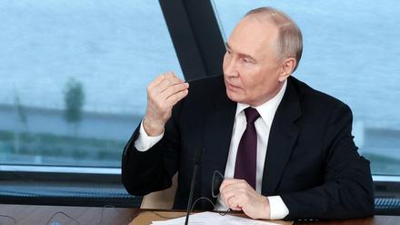 Der russische Präsident: Wladimir Putin. 