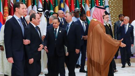 Die Staatschefs muslimischer und arabischer Staaten treffen sich in Riad.