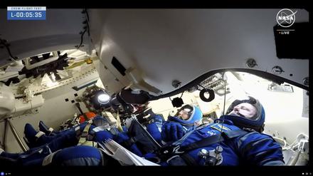 Die NASA-Astronauten Butch Wilmore und Suni Williams.