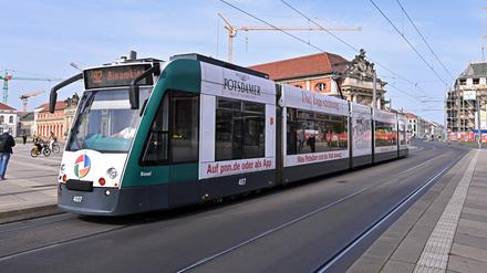 Die Tram 92 verkehrt am Wochenende als Nord- und Süd-Bahn.
