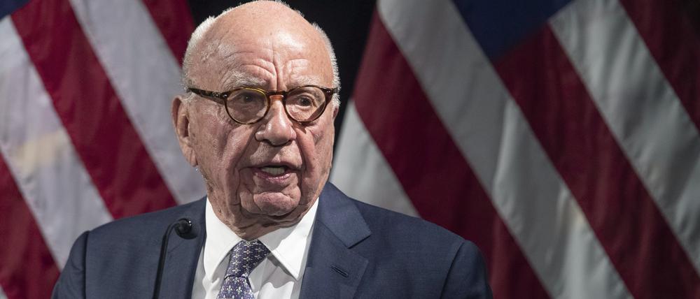 Rupert Murdoch (92) tritt kürzer.