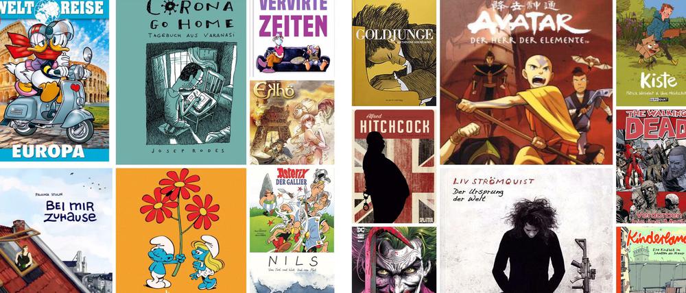 Bunte Mischung: Comic-Bestseller und Neuzugänge im Corona-Jahr.