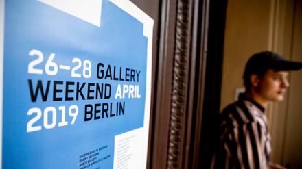 Das diesjährige Plakat des Gallery Weekend Berlin 