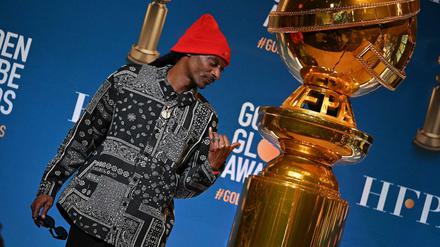 Snoop Dogg nahm an der Bekanntgabe der Nominierungen für die 79. Golden Globe Awards teil.