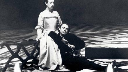 Vor 30 Jahren. Bruno Ganz und Jutta Lampe in Klaus Michael Grübers "Hamlet"-Inszenierung von 1982.