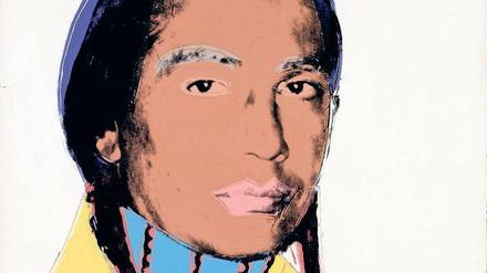 Teil der Teheraner Sammlung: „The American Indian“ von Andy Warhol.