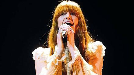 Sängerin Florence Welch aus London. 