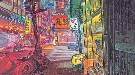 Neon-Welt. Ein „Akira“-Bild von Toshiharu Mizutani. 