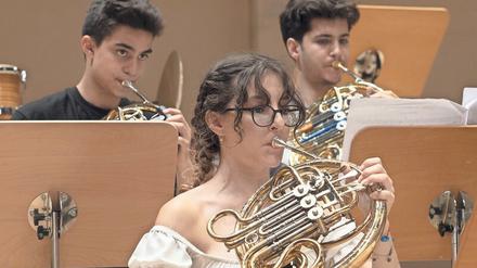 Die Nationale Jugendphilharmonie der Türkei. 