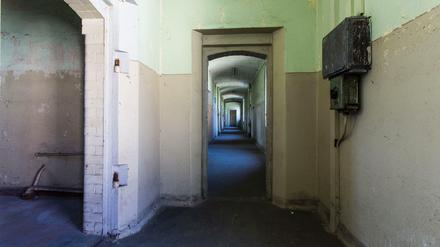 Noch ohne Kunst: Zellentrakt im alten Gefängnis Wittenberg.