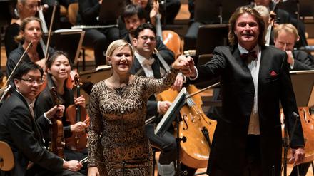 Finale beim Musikfest: Sally Matthews sang die Rusalka und Klaus Florian Vogt den Prinzen in der konzertanten Aufführung der Dvorák-Oper in der Philharmonie.