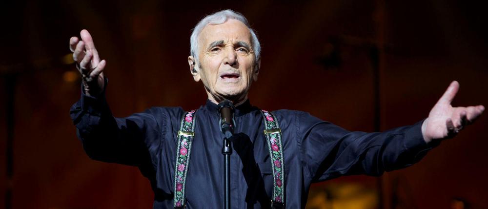 Sänger Charles Aznavour.