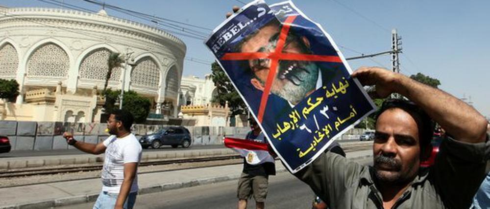 Am Sonntag sind Proteste gegen Präsident Mursi geplant.