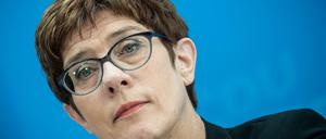 CDU-Vorsitzende Annegret Kramp-Karrenbauer