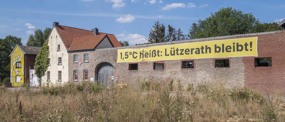 Das mittlerweile leere Dorf Lützerath