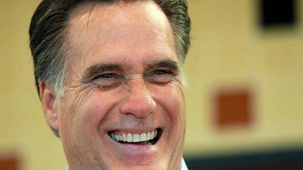 Siegerlachen? Jedenfalls zur Zeit gut Lachen. Mitt Romney liegt in den Umfragen beinahe gleichauf mit Amtsinhaber Barack Obama.