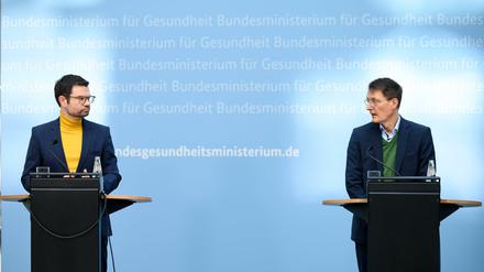 In Verantwortung: Die Minister Buschmann und Lauterbach.