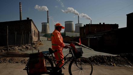 Ein mit Kohle betriebenes Kraftwerk im chinesischen Datong (Provinz Shanxi)