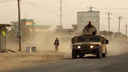 Afghanische Sicherheitskräfte vor wenigen Tagen in Kunduz.